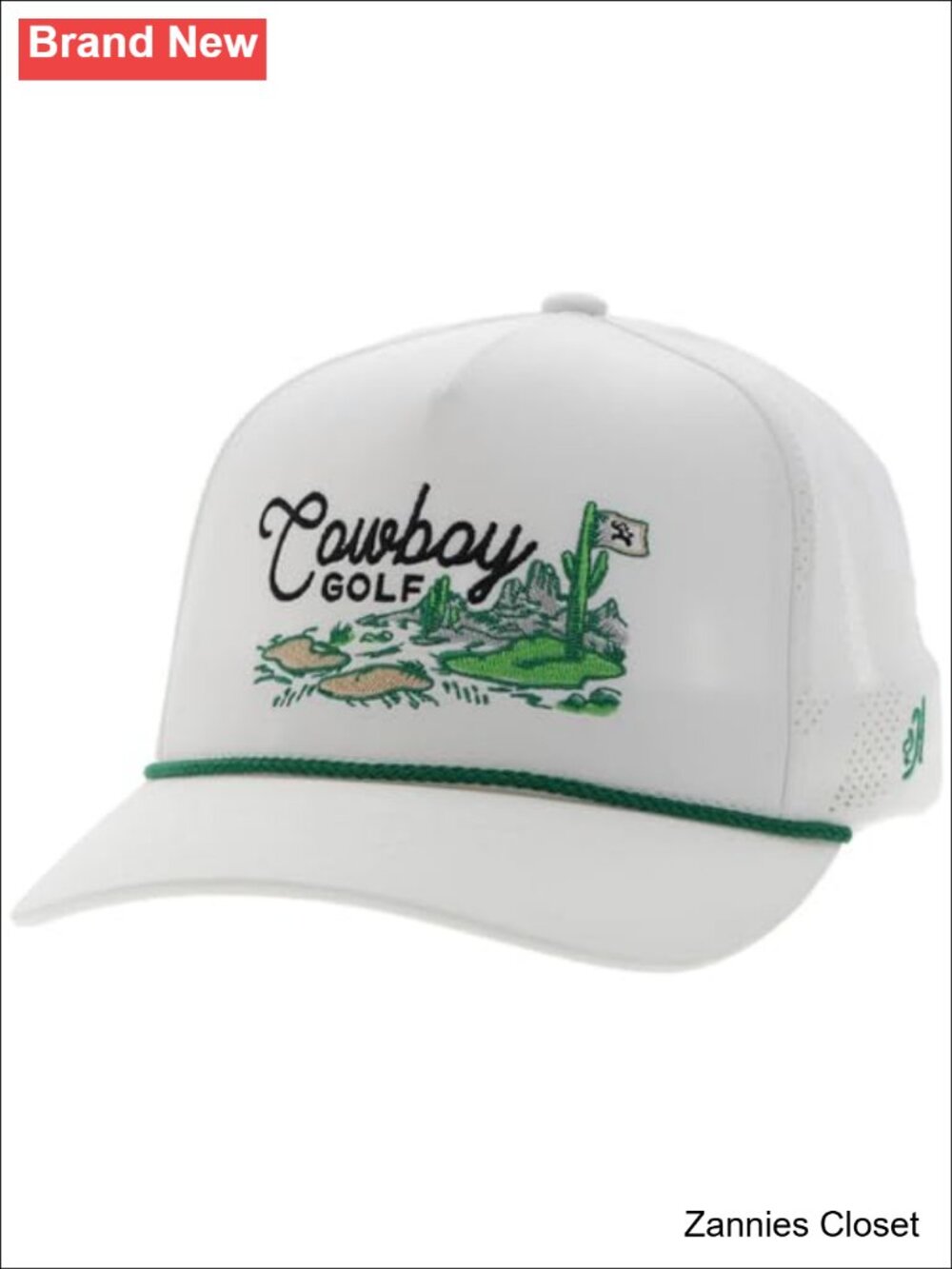 🤠 HOOEY Cowboy Golf Hills Snapback Rope Cap Western Hat